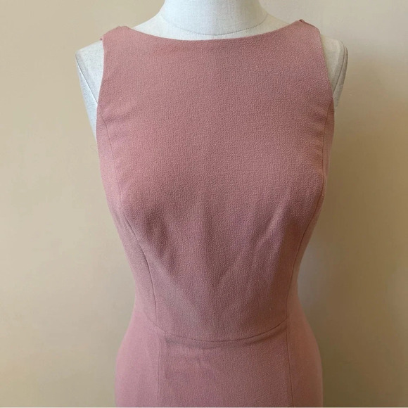 Dress the Population Mackenna low cowl back sheath dress blush pink 866 - Picture 9 of 15